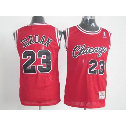Chicago Bulls #23 Michael Jordan Red Nike Throwback Stitched NBA Jersey