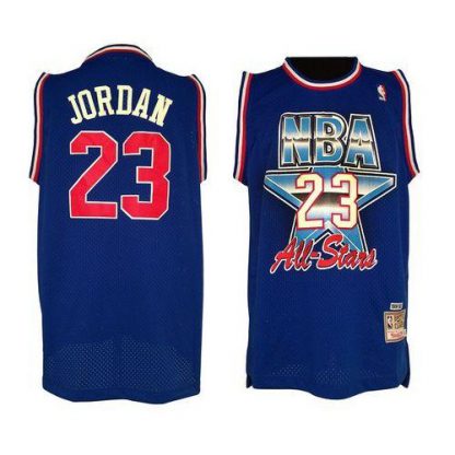 Chicago Bulls #23 Michael Jordan Blue 1992 All-Star Stitched NBA Jersey