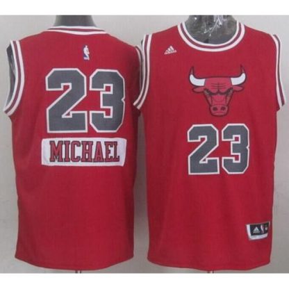 Chicago Bulls #23 Michael Jordan Red 2014-15 Christmas Day Stitched NBA Jersey