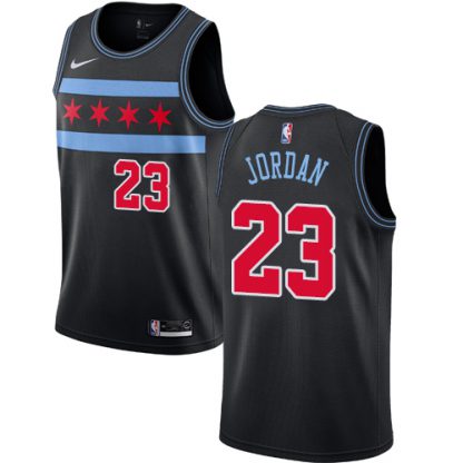 Nike Chicago Bulls #23 Michael Jordan Black NBA Swingman City Edition 2018/19 Jersey