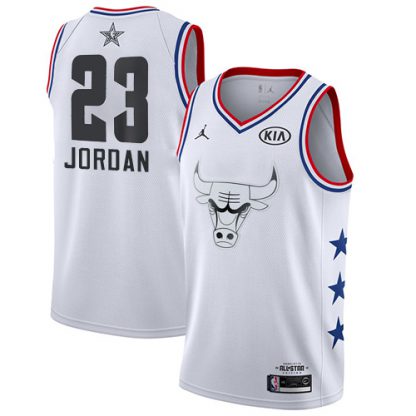 Nike Chicago Bulls #23 Michael Jordan White Women's NBA Jordan Swingman 2019 All-Star Game Jersey