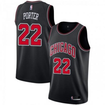 Nike Chicago Bulls #22 Otto Porter Jr Black Women's NBA Swingman City Edition 2018/19 Jersey
