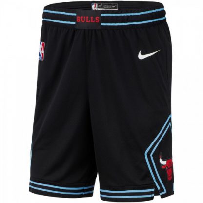 Chicago Chicago Bulls Nike City Edition Swingman Performance Shorts Black