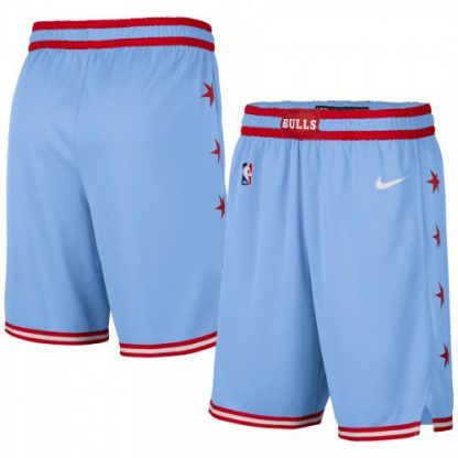 Chicago Chicago Bulls Nike 2019-20 City Edition Swingman Shorts Blue