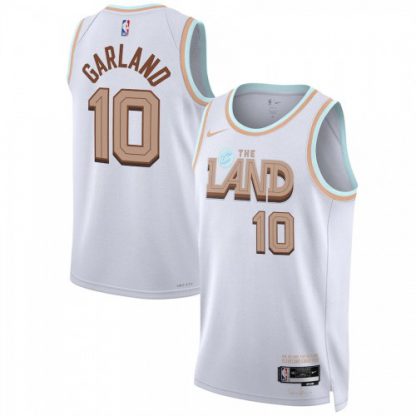 Cleveland Cleveland Cavaliers #10 Darius Garland Unisex Nike White 2022-23 Swingman Jersey - City Edition