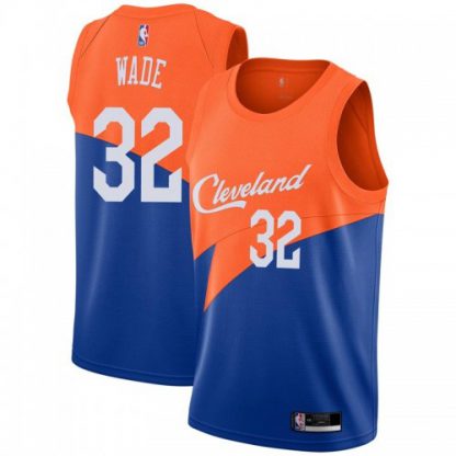 Nike Cleveland Cavaliers #32 Dean Wade Blue Women's NBA Swingman City Edition 2018/19 Jersey