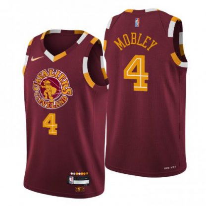 Cleveland Cleveland Cavaliers #4 Evan Mobley Men's Nike Wine 2021/22 Swingman NBA Jersey - City Edition