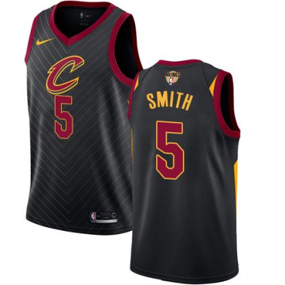 Nike Cleveland Cavaliers #5 J.R. Smith Black The Finals Patch NBA Swingman Statement Edition Jersey