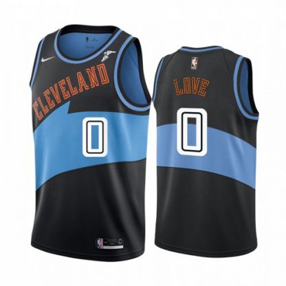 Nike Cleveland Cavaliers #0 Kevin Love Black 2019-20 Classic Edition Stitched NBA Jersey