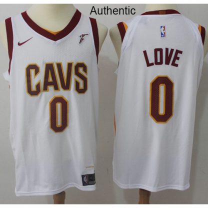 Nike Cleveland Cavaliers #0 Kevin Love White NBA Authentic Association Edition Jersey