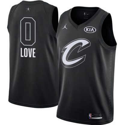 Nike Cleveland Cavaliers #0 Kevin Love Black Youth NBA Jordan Swingman 2018 All-Star Game Jersey