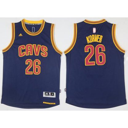 Cleveland Cavaliers #26 Kyle Korver Navy Blue Stitched NBA Jersey