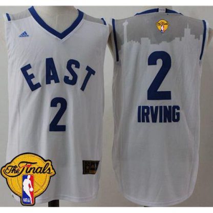 Cleveland Cavaliers #2 Kyrie Irving White 2016 All-Star The Finals Patch Stitched NBA Jersey