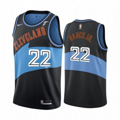 Nike Cleveland Cavaliers #22 Larry Nance Jr Black 2019-20 Classic Edition Stitched NBA Jersey