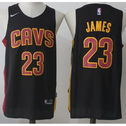 Nike Cleveland Cavaliers #23 LeBron James Navy Blue Alternate NBA Swingman Jersey
