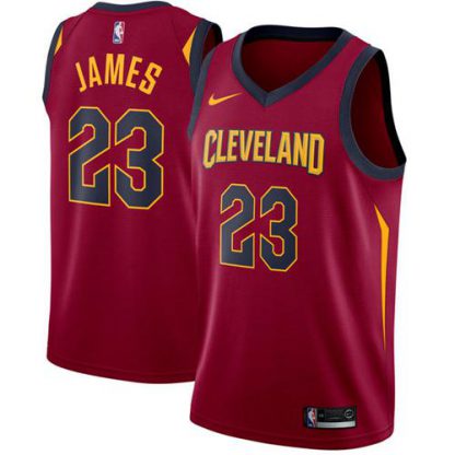 Nike Cleveland Cavaliers #23 LeBron James Red Youth NBA Swingman Icon Edition Jersey