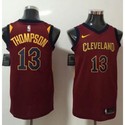 Nike Cleveland Cavaliers #13 Tristan Thompson Red NBA Swingman Icon Edition Jersey