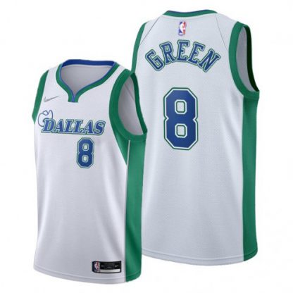 Dallas Dallas Mavericks #8 Josh Green Men's 2021-22 City Edition White NBA Jersey