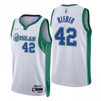 Dallas Dallas Mavericks #42 Maxi Kleber Men's Nike White 2021/22 Swingman NBA Jersey - City Edition