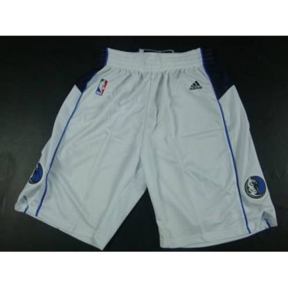 Dallas Dallas Mavericks White NBA Shorts