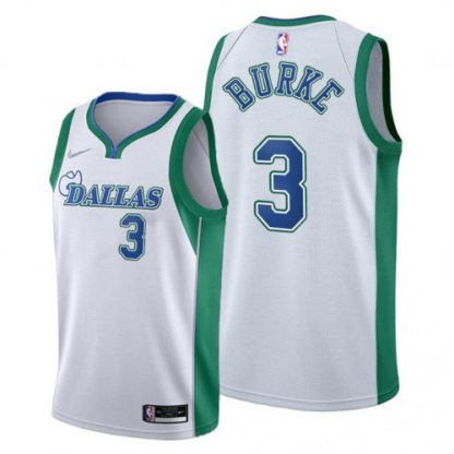Dallas Dallas Mavericks #3 Trey Burke Women's 2021-22 City Edition White NBA Jersey