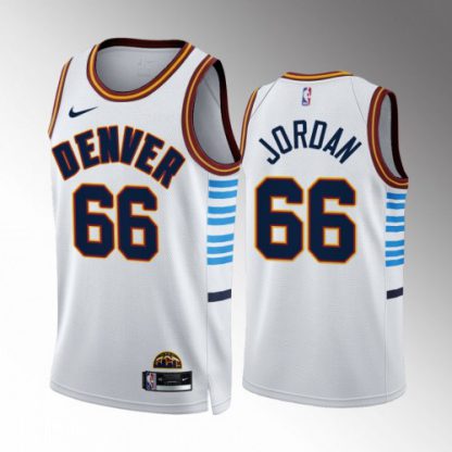 Denver Denver Nuggets #66 DeAndre Jordan White NBA 2022-23 Men's City Edition Jersey