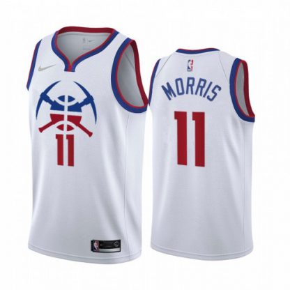 Denver Denver Nuggets #11 Monte Morris White Youth NBA Swingman 2020-21 Earned Edition Jersey