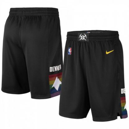 Denver Denver Nuggets Nike 2019-20 City Edition Swingman Shorts Black