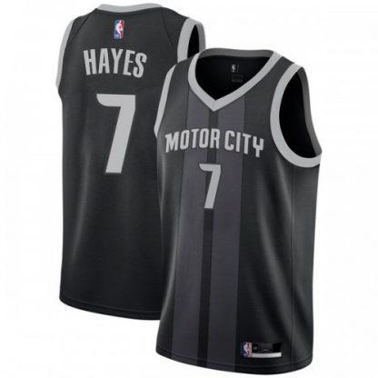 Nike Detroit Pistons #7 Killian Hayes Black NBA Swingman City Edition 2018/19 Jersey