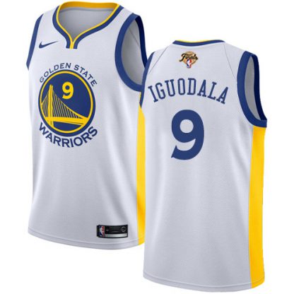 Nike Golden State Warriors #9 Andre Iguodala White Youth 2022 NBA Finals Swingman Association Edition Jersey
