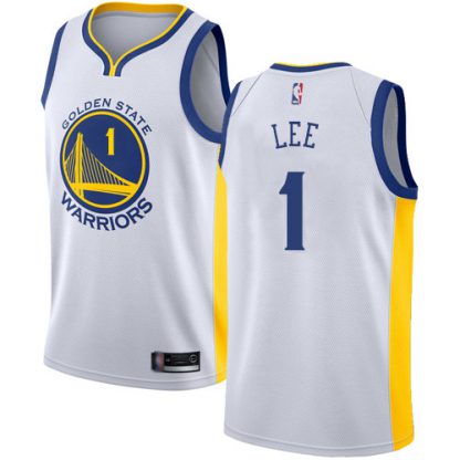 Nike Golden State Warriors #1 Damion Lee White NBA Swingman Association Edition Jersey