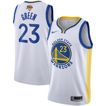 Nike Golden State Warriors #23 Draymond Green White Youth 2022 NBA Finals Swingman Association Edition Jersey