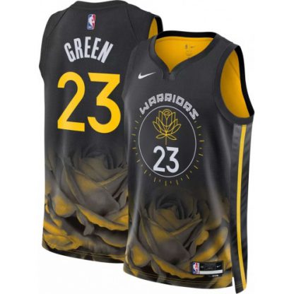 Golden State Golden State Warriors #23 Draymond Green Unisex Nike Black 2022-23 Swingman Jersey - City Edition