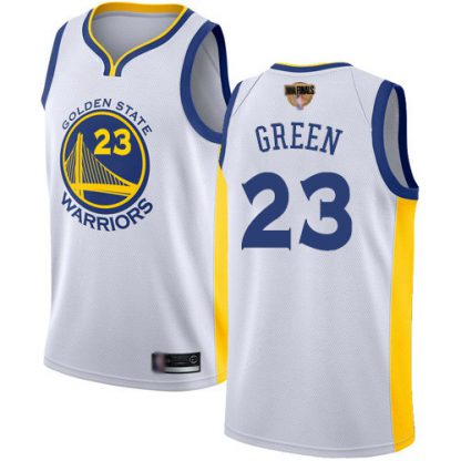 Nike Golden State Warriors #23 Draymond Green White 2019 Finals Bound Women's NBA Swingman Association Edition Jersey