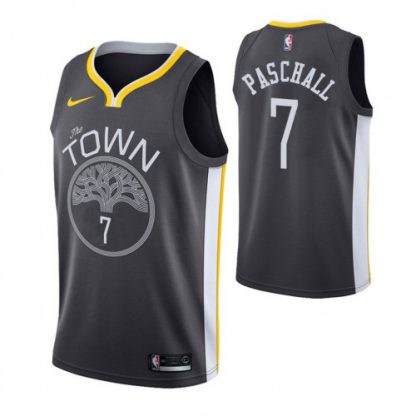 Nike Golden State Warriors #7 Eric Paschall Statement Edition Black NBA Jersey
