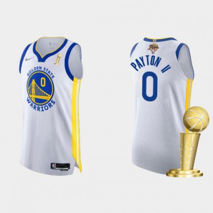 Golden State Golden State Warriors #0 Gary Payton II Men's Nike White 2021-22 NBA Finals Champions Authentic Jersey