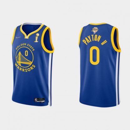 Golden State Golden State Warriors #0 Gary Payton II Men's Nike Blue 2021-22 NBA Finals Champions Swingman Jersey