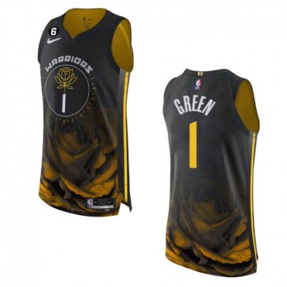 Golden State Golden State Warriors #1 JaMychal Green Nike Black 2022-23 Authentic Jersey - City Edition