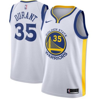 Nike Golden State Warriors #35 Kevin Durant White Women's NBA Swingman Association Edition Jersey