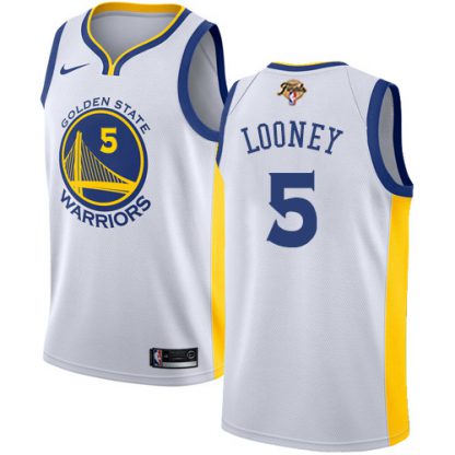 Nike Golden State Warriors #5 Kevon Looney White Youth 2022 NBA Finals Swingman Association Edition Jersey