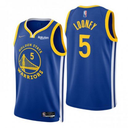 Nike Golden State Warriors #5 Kevon Looney Royal Men's 2021-22 NBA 75th Anniversary Diamond Swingman Jersey - Icon Edition