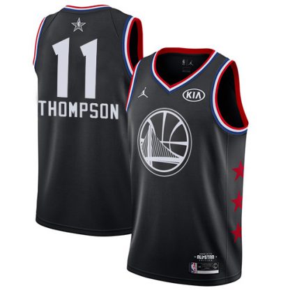 Nike Golden State Warriors #11 Klay Thompson Black Youth NBA Jordan Swingman 2019 All-Star Game Jersey