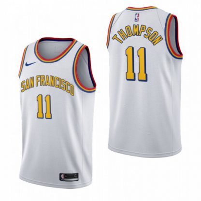 Nike Golden State Warriors #11 Klay Thompson 2019-20 San Francisco Classic Edition NBA Jersey