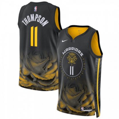 Golden State Golden State Warriors #11 Klay Thompson Unisex Nike Black 2022-23 Swingman Jersey - City Edition