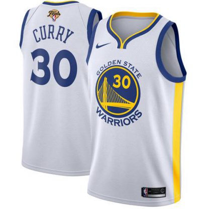 Nike Golden State Warriors #30 Stephen Curry White 2022 NBA Finals Swingman Association Edition Jersey