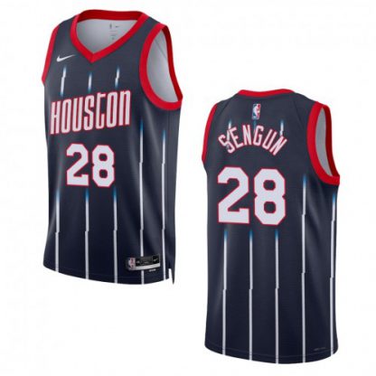 Houston Houston Rockets #28 Alperen Sengun Unisex Nike Navy 2022-23 Swingman Jersey - City Edition