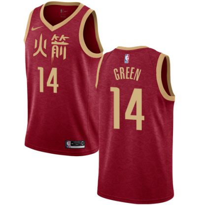 Nike Houston Rockets #14 Gerald Green Red NBA Swingman City Edition 2018/19 Jersey