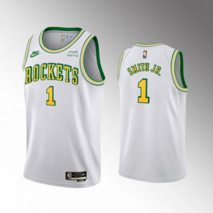 Nike Houston Rockets #1 Jabari Smith Men's White NBA 2022-23 Classic Edition Jersey