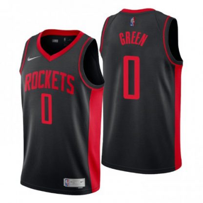 Houston Houston Rockets #0 Jalen Green Black Youth NBA Swingman 2020-21 Earned Edition Jersey
