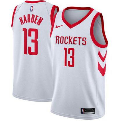 Nike Houston Rockets #13 James Harden White Youth NBA Swingman Association Edition Jersey